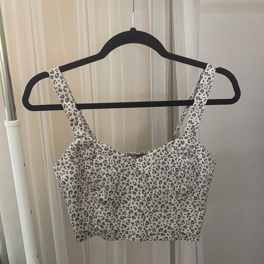 Leopard Print Crop Top